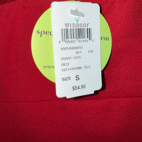 Windsor Long Red Dress - Picture 3 of 3